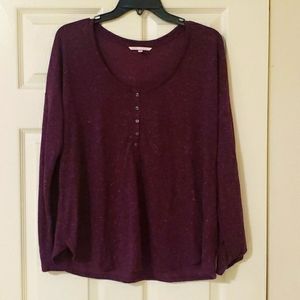 HI FALL!!!😍🤩VICTORIA'S SECRET PURPLE BUTTON-DOWN SOFT SHIRT (POSSIBLE PAJAMAS)